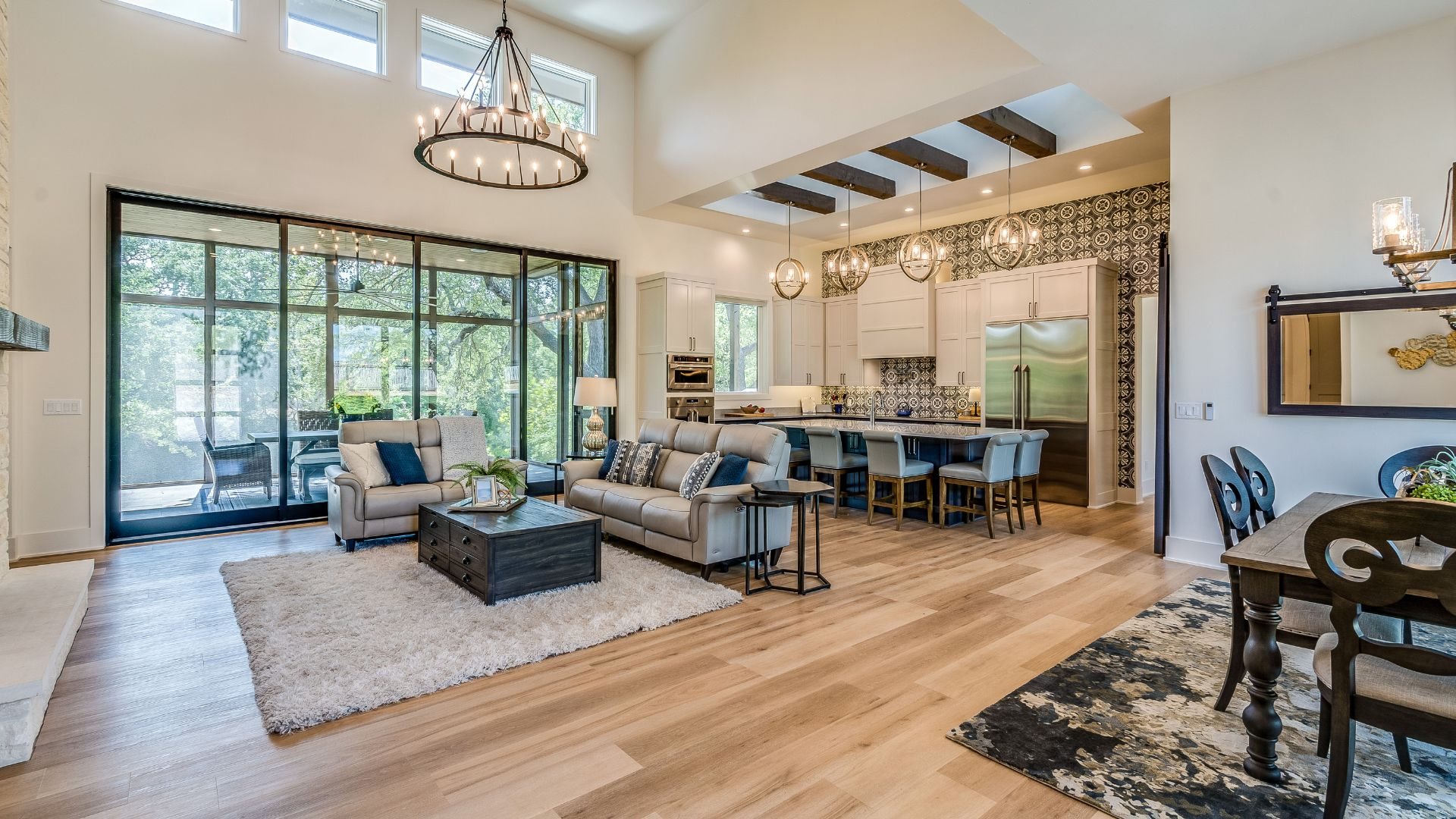 Open concept main floor renovation by JB Renovations